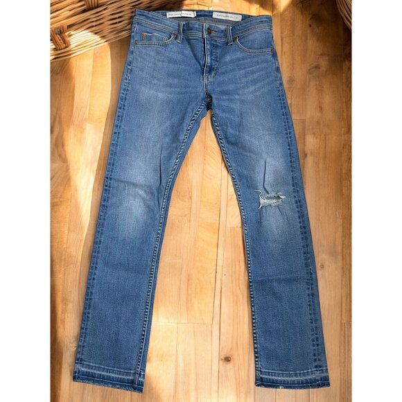 Anthropologie Pilcro Slim Fit Released Hem Ankle Jeans Size 27 - Picture 1 of 10